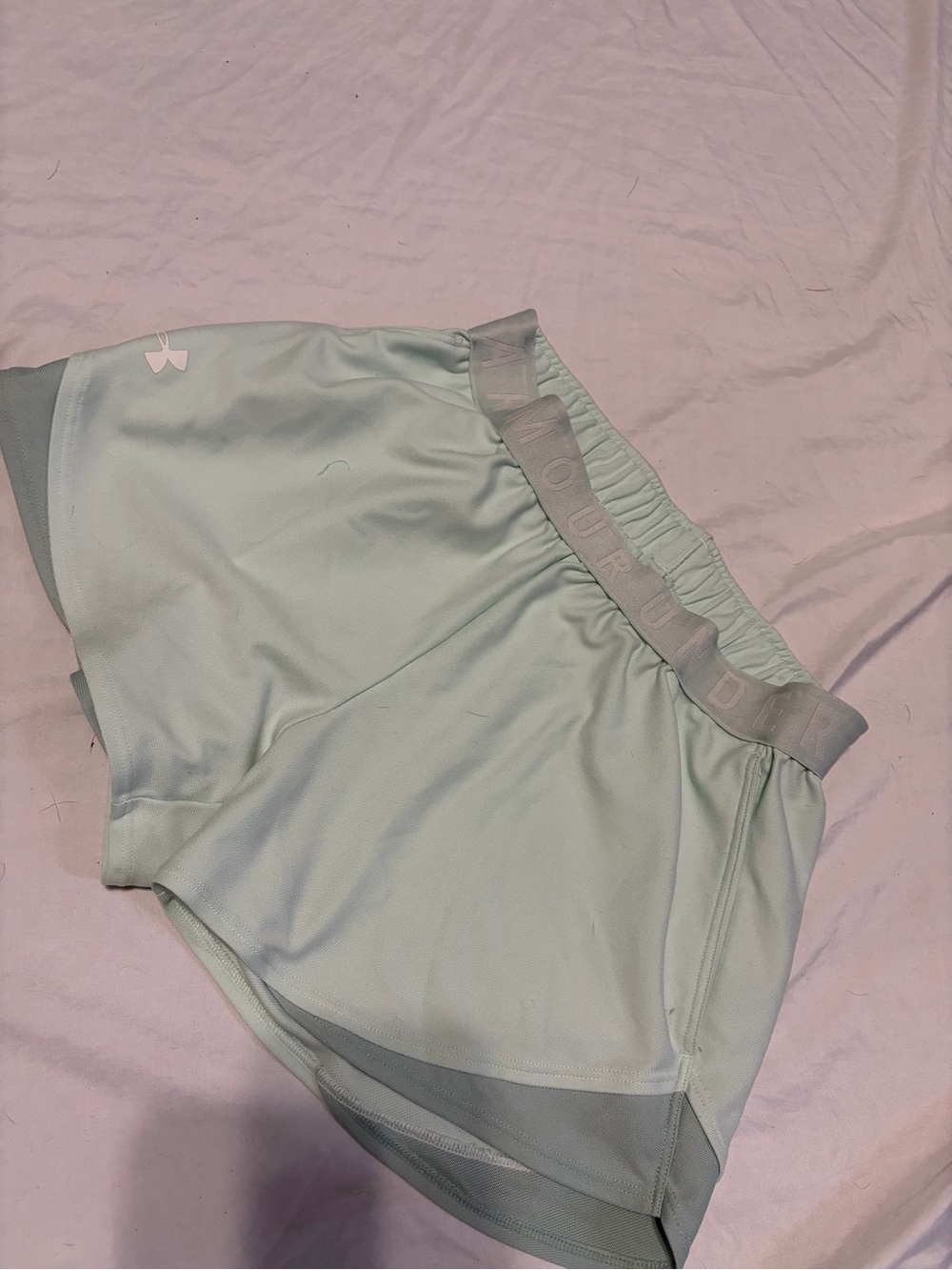 Under Armour Women's Mint Green Athletic Shorts